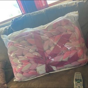 Handmade chunky knitted blanket